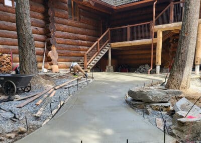 deck remodel exterior stairs sandpoint idaho