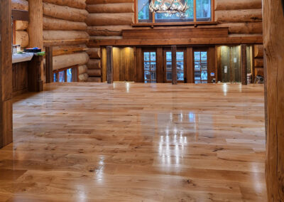 hardwood floor interior remodel sandpoint
